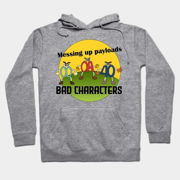 Bad Characters Hoodie by HackSwag.co